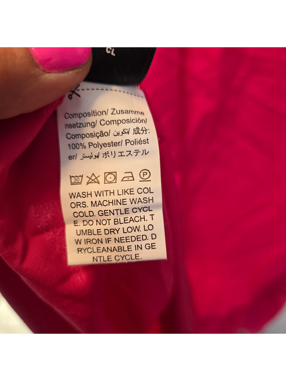 SHEIN Women's Curve Pink Polyester Short Sleeve Dress- 2XL - Picture 5 of 8
